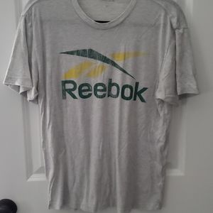 Reebok retro logo ss tee Grey M